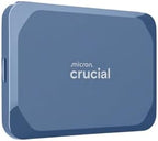Crucial X10 2TB Portable SSD, USB-C External Solid State Drive, Up to 2,100MB/s, Blue