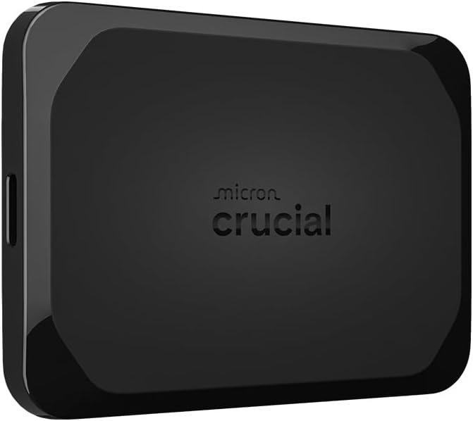 Crucial X10 2TB Portable SSD, USB-C External Solid State Drive, Up to 2,100MB/s, Blue