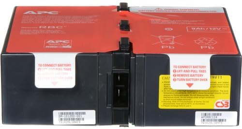 APC UPS Replacement Battery Cartridge APCRBC124 for Back-UPS and Smart-UPS Models
