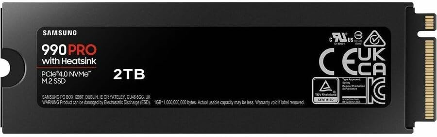 Samsung 990 PRO 2TB NVMe M.2 PCIe Gen4 Internal SSD