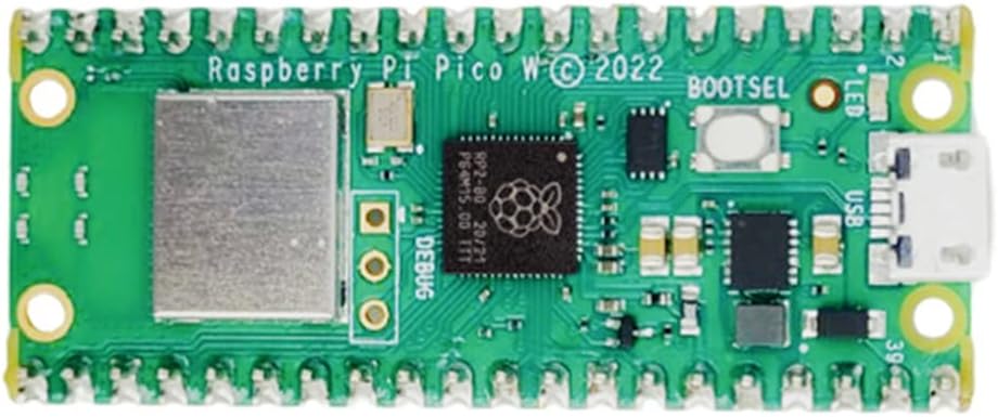 Raspberry Pi Pico W with Pre-Soldered Headers