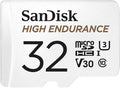 SanDisk 256GB High Endurance microSDXC Card with Adapter for Dash Cams and Home Monitoring