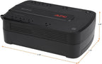 APC 600VA/330W UPS Battery Backup with Surge Protection, 7 Outlets and USB Charging