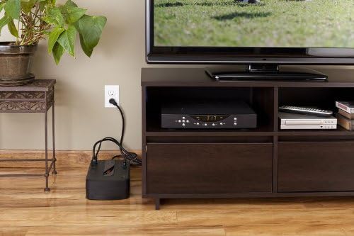 APC 600VA/330W UPS Battery Backup with Surge Protection, 7 Outlets and USB Charging