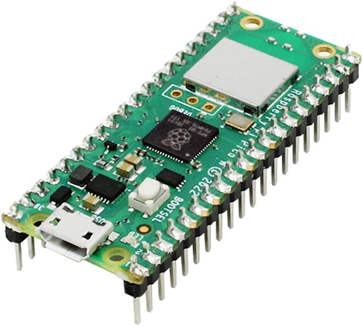 Raspberry Pi Pico W with Pre-Soldered Headers