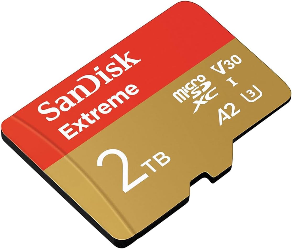 SanDisk Extreme 1TB microSDXC UHS-I Memory Card with Adapter