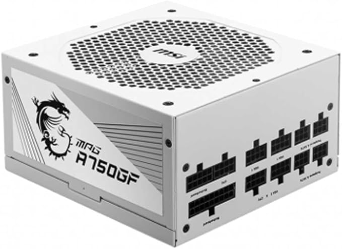 MSI MAG A750GL PCIe 5 750W Fully Modular 80+ Gold ATX Power Supply