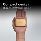 Crucial X10 Pro 4TB Portable External SSD, USB-C, Up to 2100MB/s Read and 2000MB/s Write, Durable Storage for PC, Mac, and Creators, Black