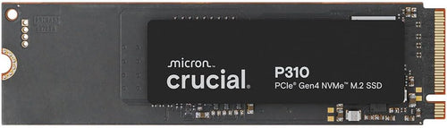 Crucial P310 1TB PCIe Gen4 NVMe M.2 2280 Internal SSD, Up to 7,100MB/s, for Laptop, Desktop PC, and Handheld Gaming Consoles, Includes Acronis Data Recovery Software, CT1000P310SSD801