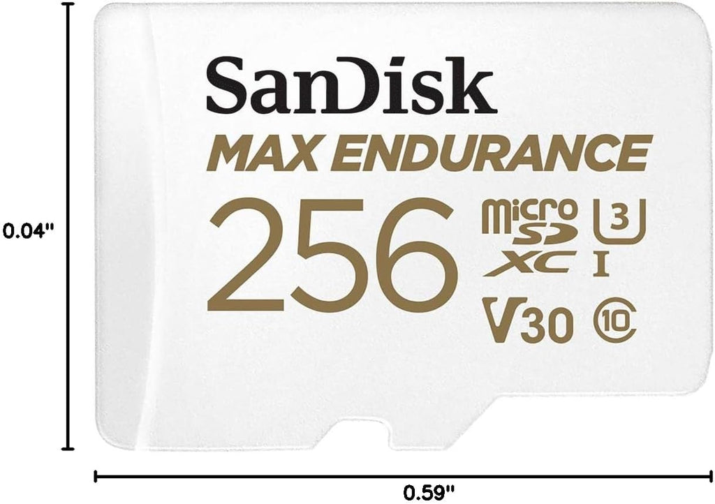 SanDisk 32GB MAX Endurance microSDHC Card with Adapter for Security Cameras and Dash Cams