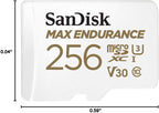 SanDisk 32GB MAX Endurance microSDHC Card with Adapter for Security Cameras and Dash Cams