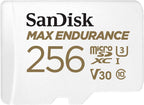 SanDisk 32GB MAX Endurance microSDHC Card with Adapter for Security Cameras and Dash Cams