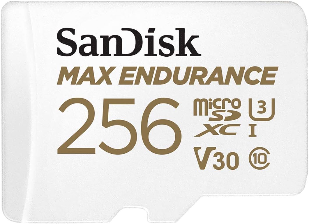 SanDisk 32GB MAX Endurance microSDHC Card with Adapter for Security Cameras and Dash Cams