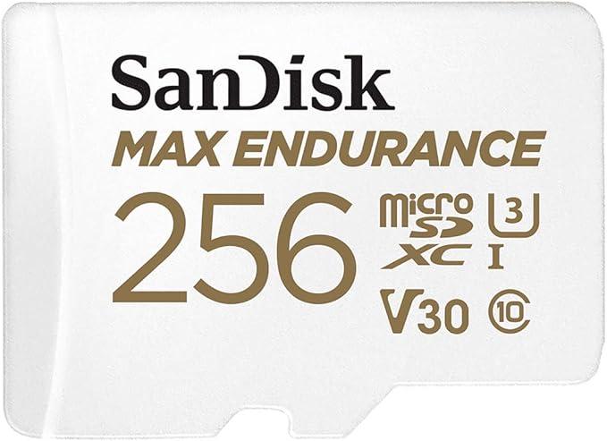 SanDisk 32GB MAX Endurance microSDHC Card with Adapter for Security Cameras and Dash Cams