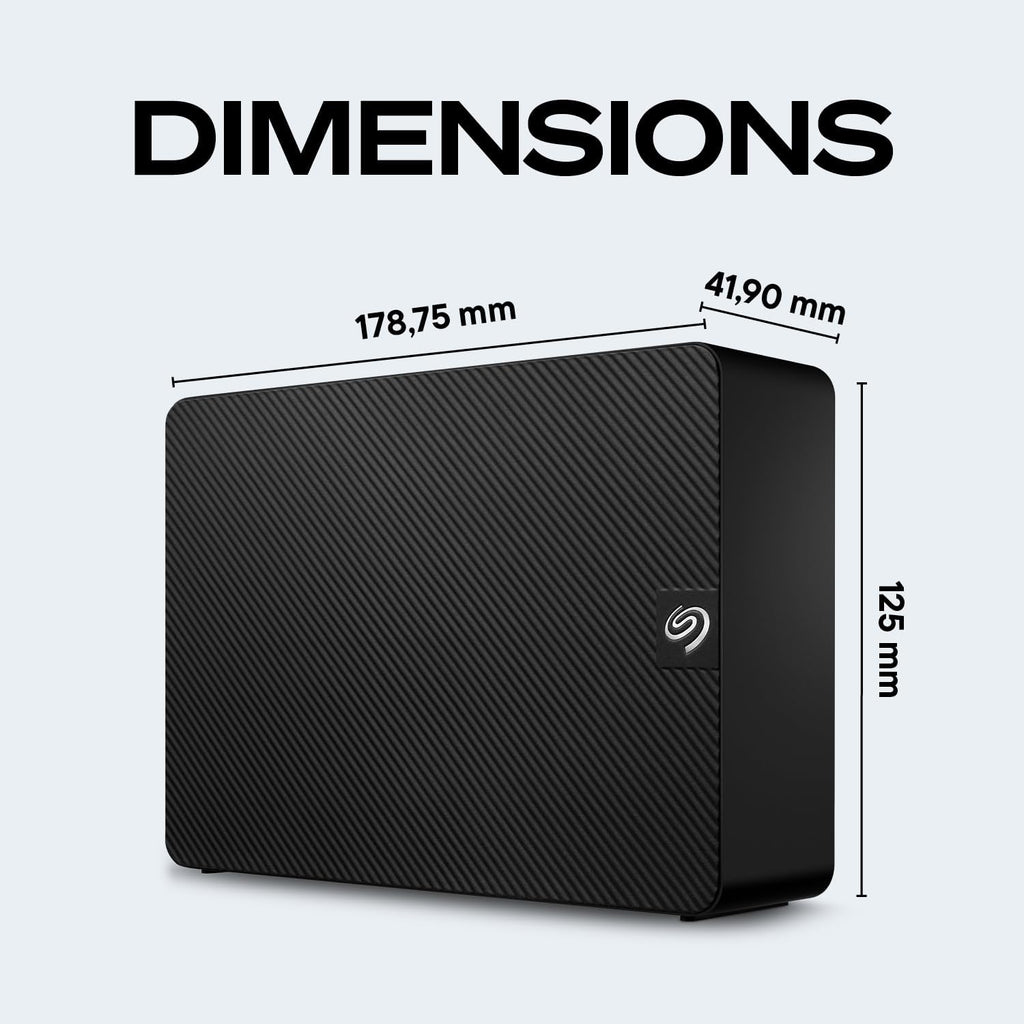 Seagate Expansion 8TB USB 3.0 External Hard Drive with Rescue Data Recovery Services