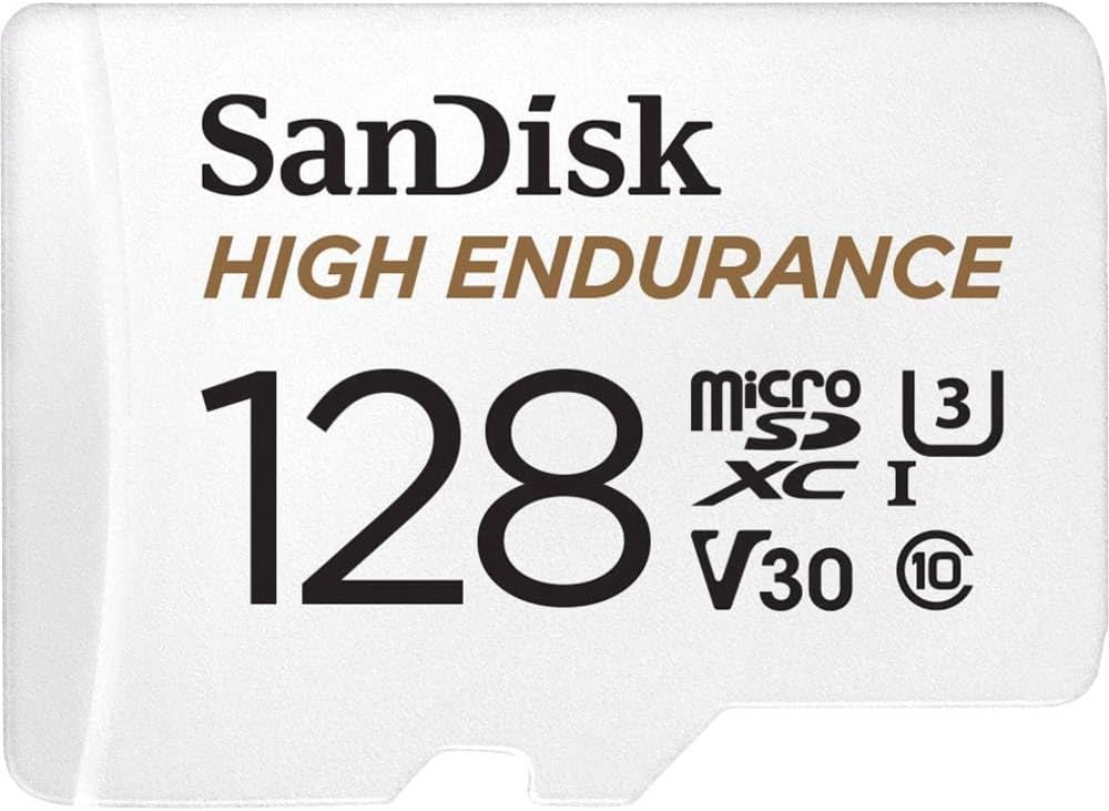 SanDisk 256GB High Endurance microSDXC Card with Adapter for Dash Cams and Home Monitoring