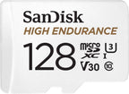 SanDisk 256GB High Endurance microSDXC Card with Adapter for Dash Cams and Home Monitoring