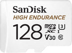 SanDisk 256GB High Endurance microSDXC Card with Adapter for Dash Cams and Home Monitoring