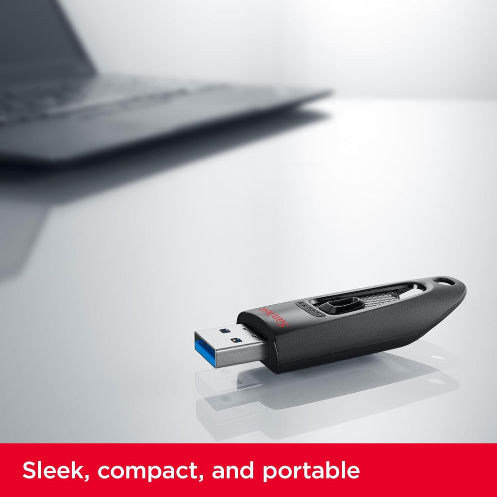 SanDisk Ultra 512GB USB 3.0 Flash Drive, Black