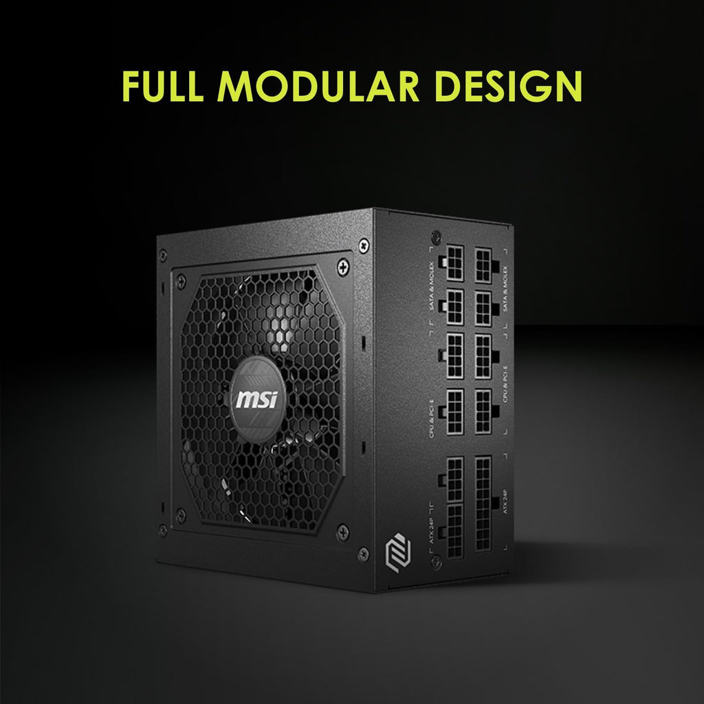 MSI MAG A750GL PCIe 5 750W Fully Modular 80+ Gold ATX Power Supply