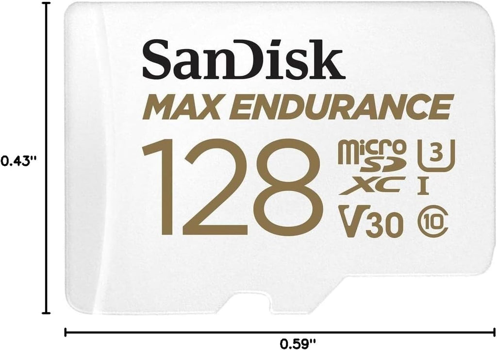 SanDisk 32GB MAX Endurance microSDHC Card with Adapter for Security Cameras and Dash Cams
