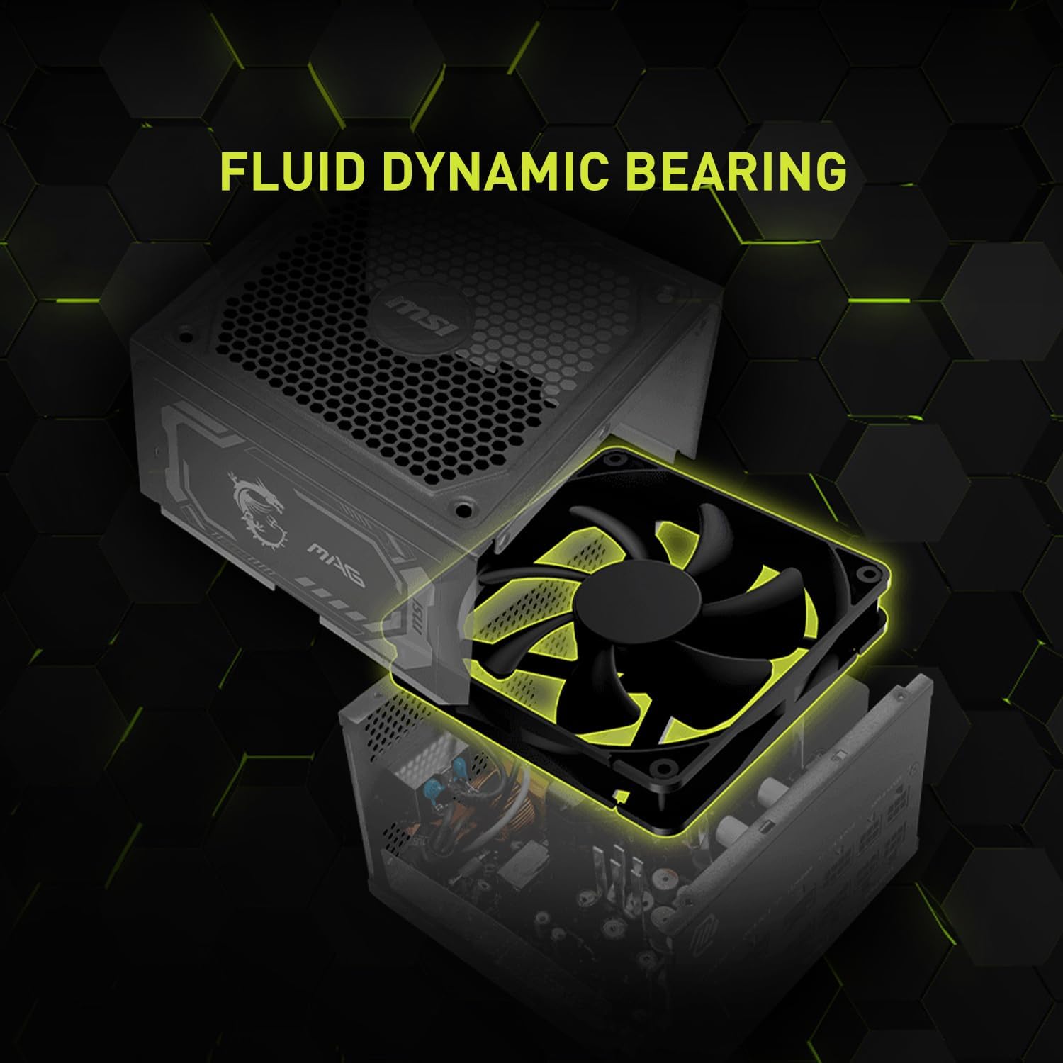 MSI MAG A750GL PCIe 5 750W Fully Modular 80+ Gold ATX Power Supply