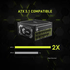 MSI MAG A750GL PCIe 5 750W Fully Modular 80+ Gold ATX Power Supply