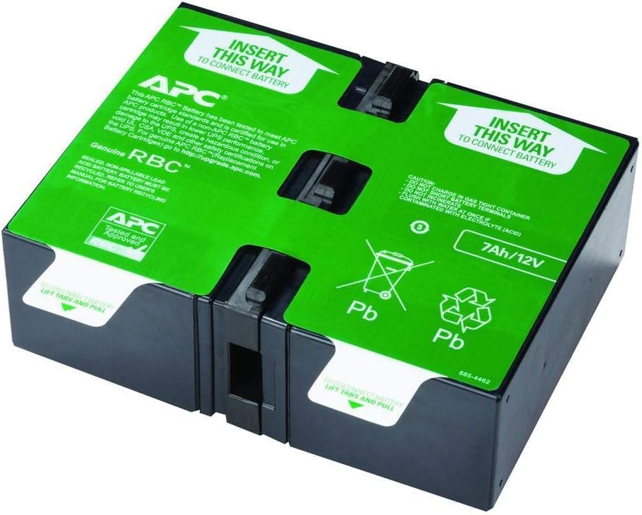 APC UPS Replacement Battery Cartridge APCRBC124 for Back-UPS and Smart-UPS Models