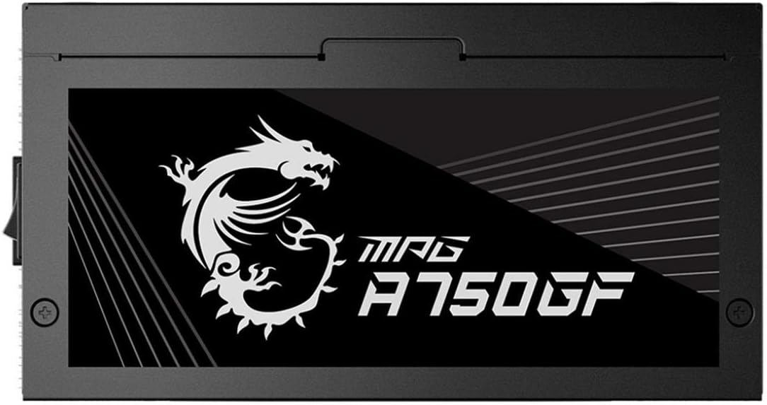 MSI MAG A750GL PCIe 5 750W Fully Modular 80+ Gold ATX Power Supply