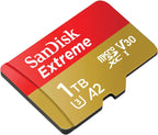 SanDisk Extreme 1TB microSDXC UHS-I Memory Card with Adapter