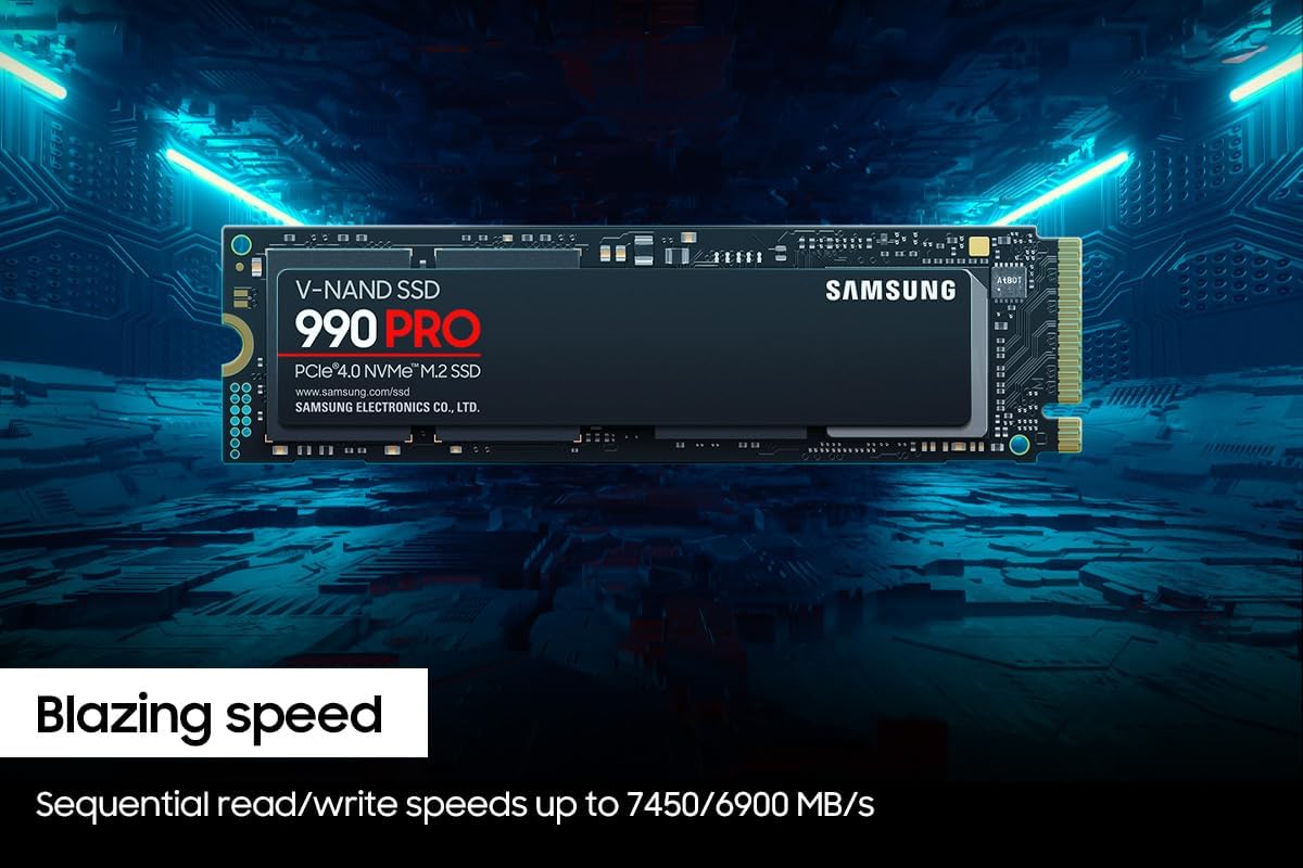 Samsung 990 PRO 2TB NVMe M.2 PCIe Gen4 Internal SSD