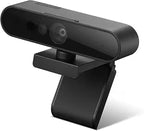 Lenovo Performance FHD 1080p USB-C Webcam with Windows Hello, Dual Mics, 95° Lens, 4X Zoom, Privacy Shutter, Black