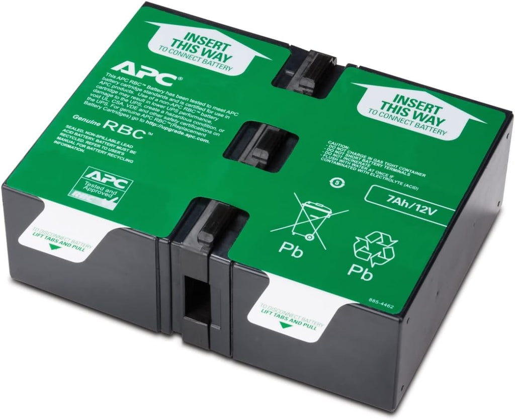APC UPS Replacement Battery Cartridge APCRBC124 for Back-UPS and Smart-UPS Models