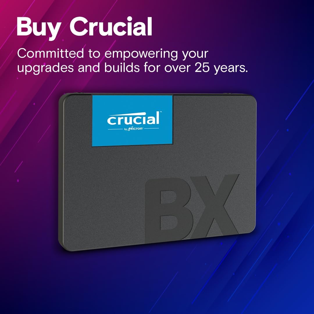 Crucial BX500 4TB 2.5-Inch SATA Internal SSD, Up to 540MB/s