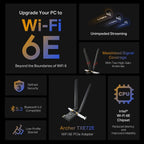 TP-Link AX3000 Wi‑Fi 6 PCIe Desktop Adapter with Bluetooth 5.2
