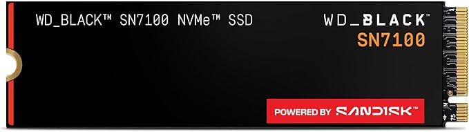 WD_BLACK SN7100 2TB NVMe PCIe Gen4 M.2 2280 Internal SSD