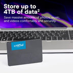 Crucial BX500 4TB 2.5-Inch SATA Internal SSD, Up to 540MB/s