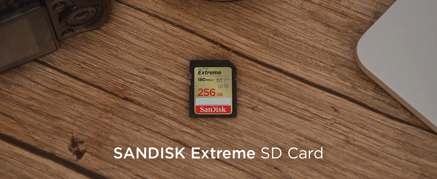 SanDisk Extreme 64GB SDXC UHS-I Memory Card, C10 U3 V30, 4K UHD