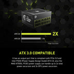 MSI MAG A750GL PCIe 5 750W Fully Modular 80+ Gold ATX Power Supply