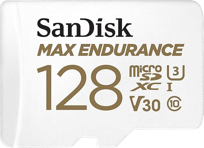 SanDisk 32GB MAX Endurance microSDHC Card with Adapter for Security Cameras and Dash Cams