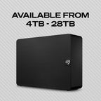 Seagate Expansion 8TB USB 3.0 External Hard Drive with Rescue Data Recovery Services