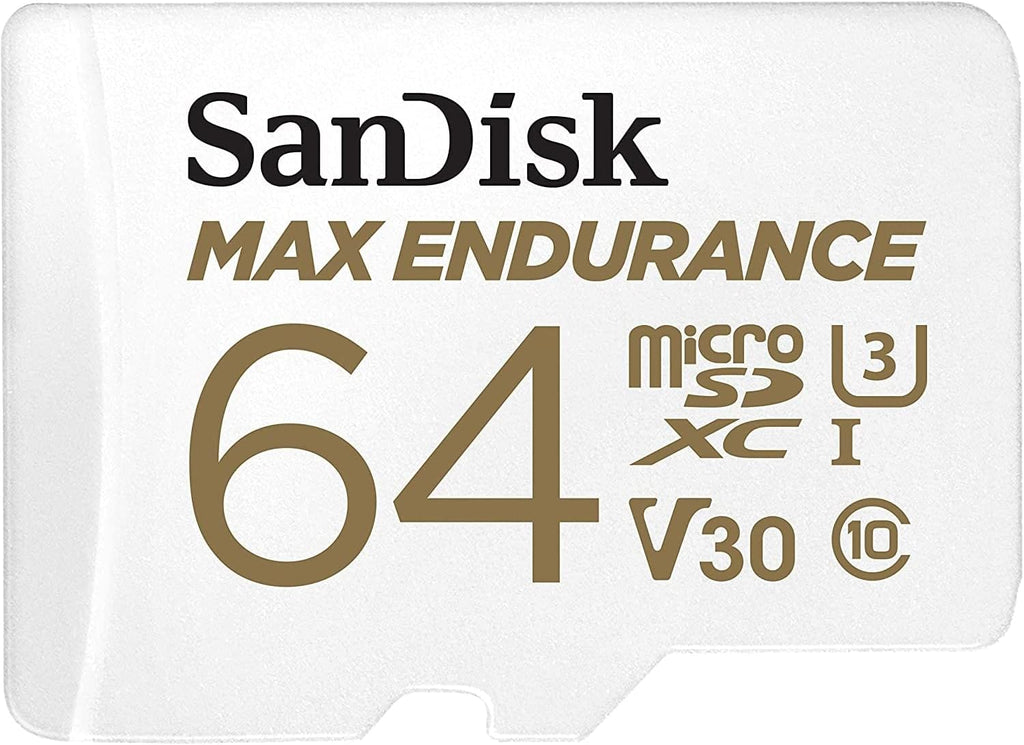SanDisk 32GB MAX Endurance microSDHC Card with Adapter for Security Cameras and Dash Cams