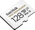 SanDisk 256GB High Endurance microSDXC Card with Adapter for Dash Cams and Home Monitoring