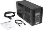 Tripp Lite SMART1500LCD 1500VA 900W Rack-Mount UPS Battery Backup, 8 Outlets, LCD, AVR, 2U Short-Depth