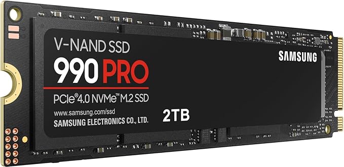 Samsung 990 PRO 2TB NVMe M.2 PCIe Gen4 Internal SSD