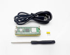 Raspberry Pi Pico W Pre-Soldered Header Kit with Case and USB Cable