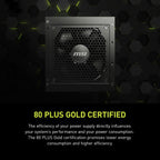 MSI MAG A750GL PCIe 5 750W Fully Modular 80+ Gold ATX Power Supply