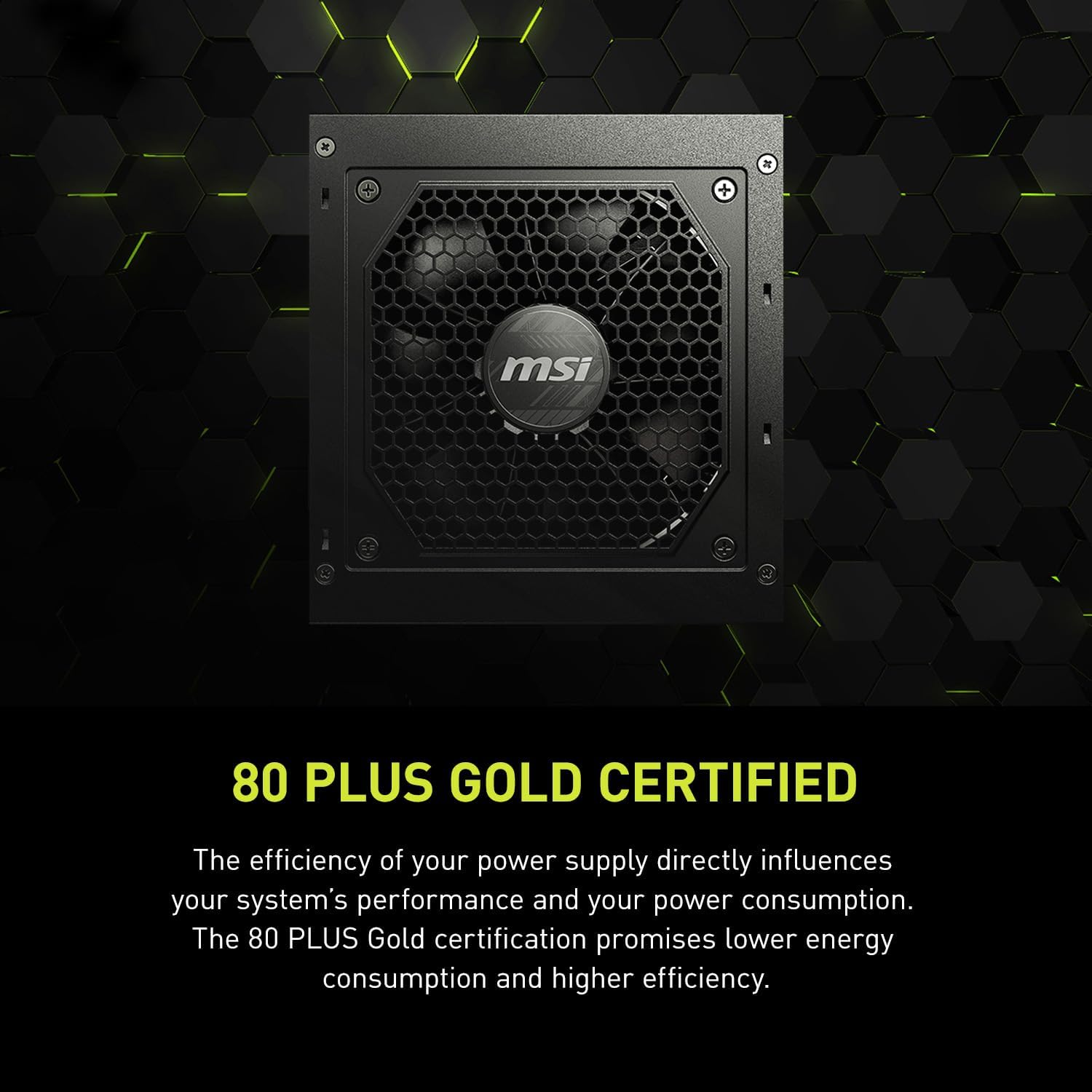 MSI MAG A750GL PCIe 5 750W Fully Modular 80+ Gold ATX Power Supply