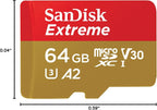 SanDisk Extreme 1TB microSDXC UHS-I Memory Card with Adapter