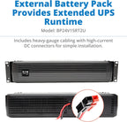 Tripp Lite SMART1500LCD 1500VA 900W Rack-Mount UPS Battery Backup, 8 Outlets, LCD, AVR, 2U Short-Depth